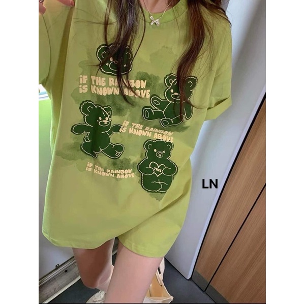 Áo phông 4 con gấu xanh DA6