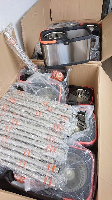 Bộ lau nhà thùng inox, siêu dày nặng - bao xịn