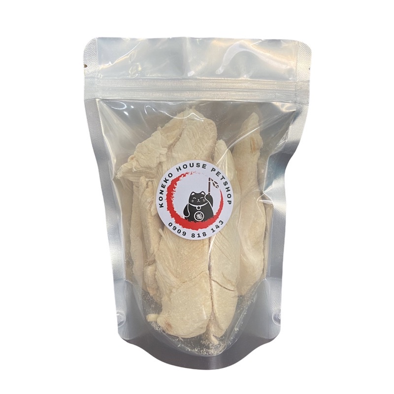 Thức ăn cho mèo &amp; cún - Thịt Gà sấy dinh dưỡng túi 50gr, 100gr