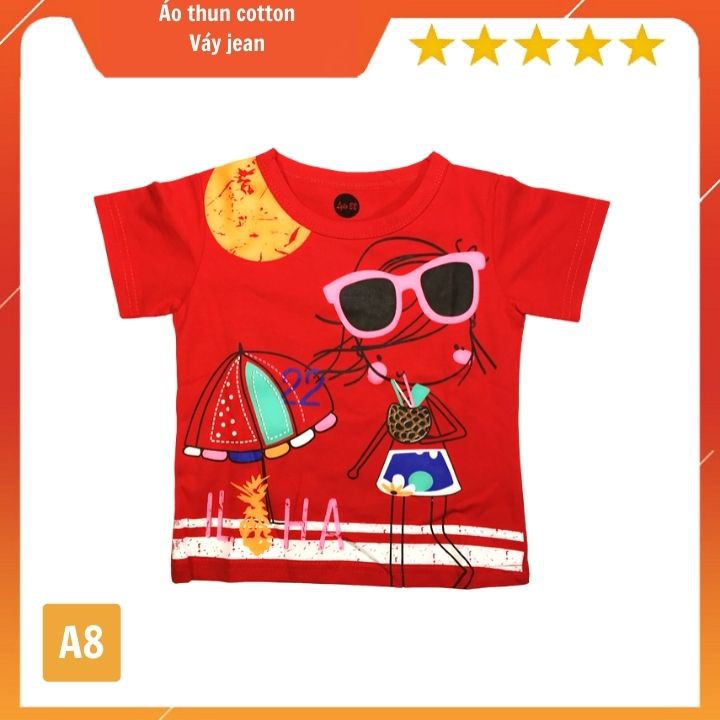 Set váy bé gái 9-19kg - thun cotton thấm hút mồ hôi - Tomchuakids