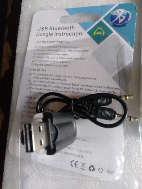 [Mã ELHACE giảm 4% đơn 300K] Usb bluetooth 5.0 (tốt) kết nối amply với điện thoại và máy tính bảng nghe âm thanh nhạc