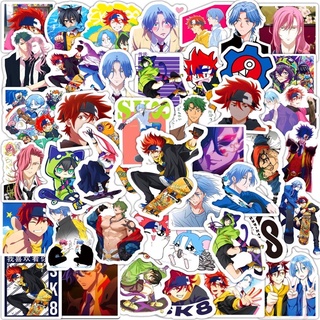 Sticker SK8 the Inffility vô cực 30-60 cái/hình dán tak terbatas tahan Air