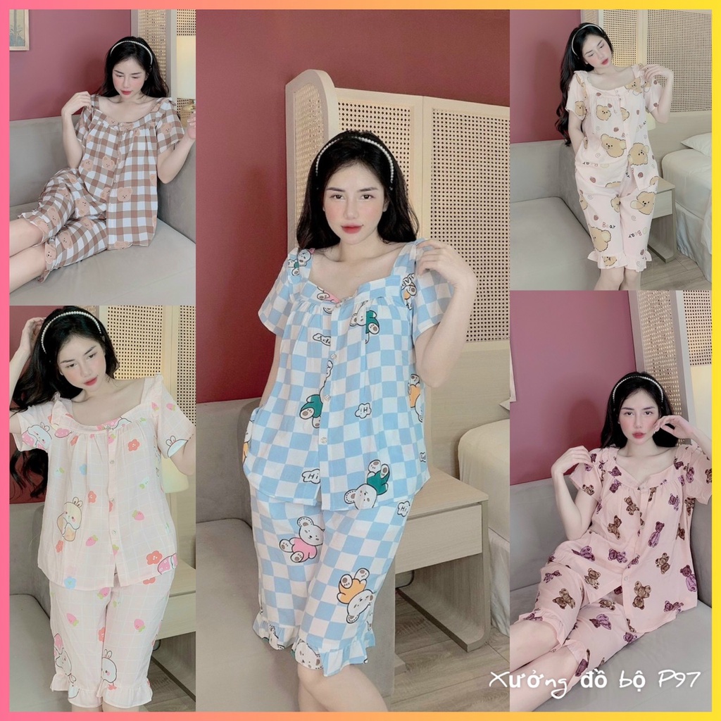 đồ bộ pijama nữ lững thiết kế siêu xinh, chất liệu lụa cao cấp mềm mịn mát chuẩn hàng shop, đồ bộ giá rẻ xưởng free ship