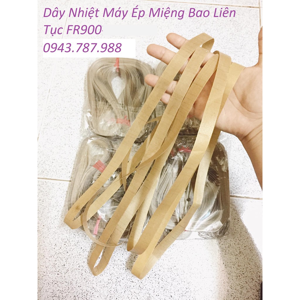 TRỌN BỘ 50 DÂY TẢI NHIỆT ÉP MIỆNG TÚI MÁY CÔNG NGHIỆP FR900 GIÁ SỈ