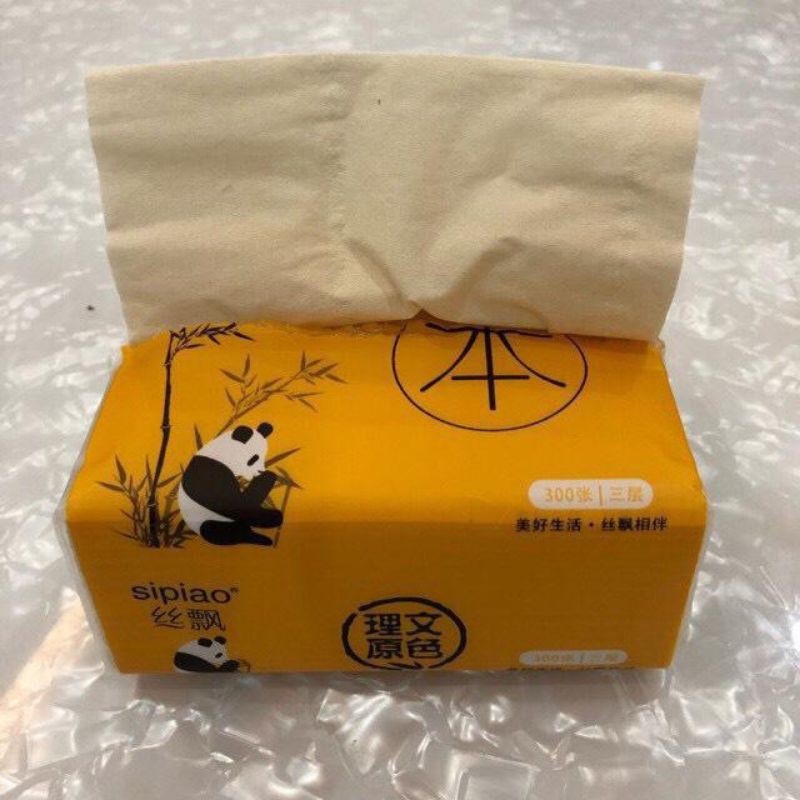 3 gói giấy ăn gấu trúc siêu dai