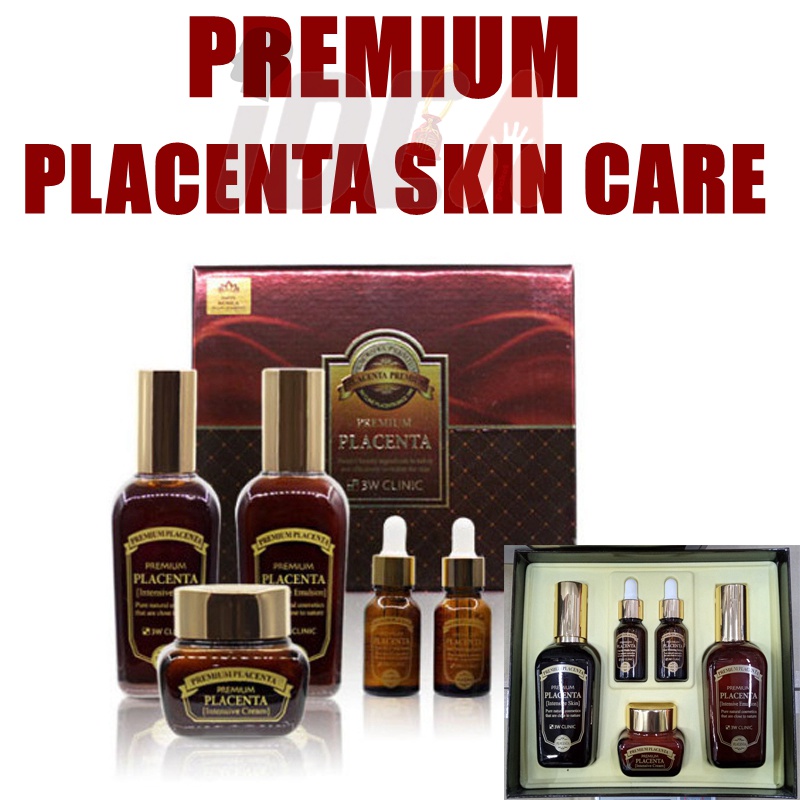 Bộ dưỡng da chống lão hóa tinh chất nhau thai cừu 3W CLINIC PREMIUM PLACENTA SKIN CARE SET