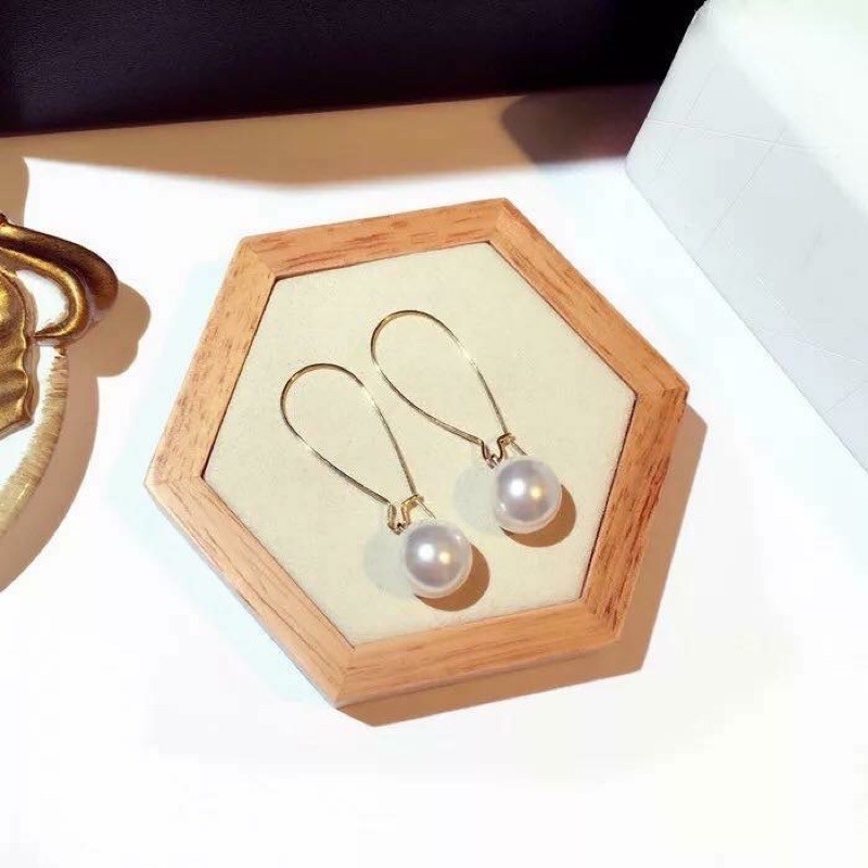 Bông tai móc châu, khuyên tai móc châu [FREESHIP]