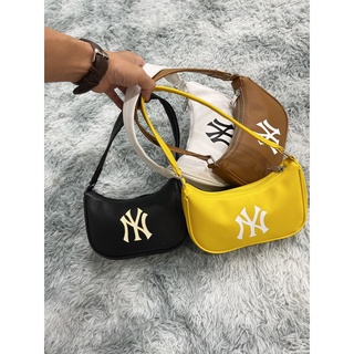 Túi Đeo Vai Kẹp Nách MLB Big Logo Solid Hobo Bag B460