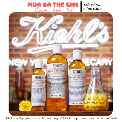 Toner Kiehls Hoa Cúc - Kiehl's Calendula Herbal Extract Toner