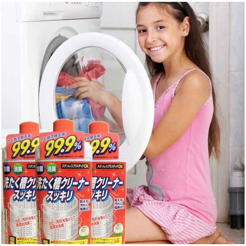 Dung dịch tẩy lồng máy giặt Rocke siêu sạch 500 ml nhật