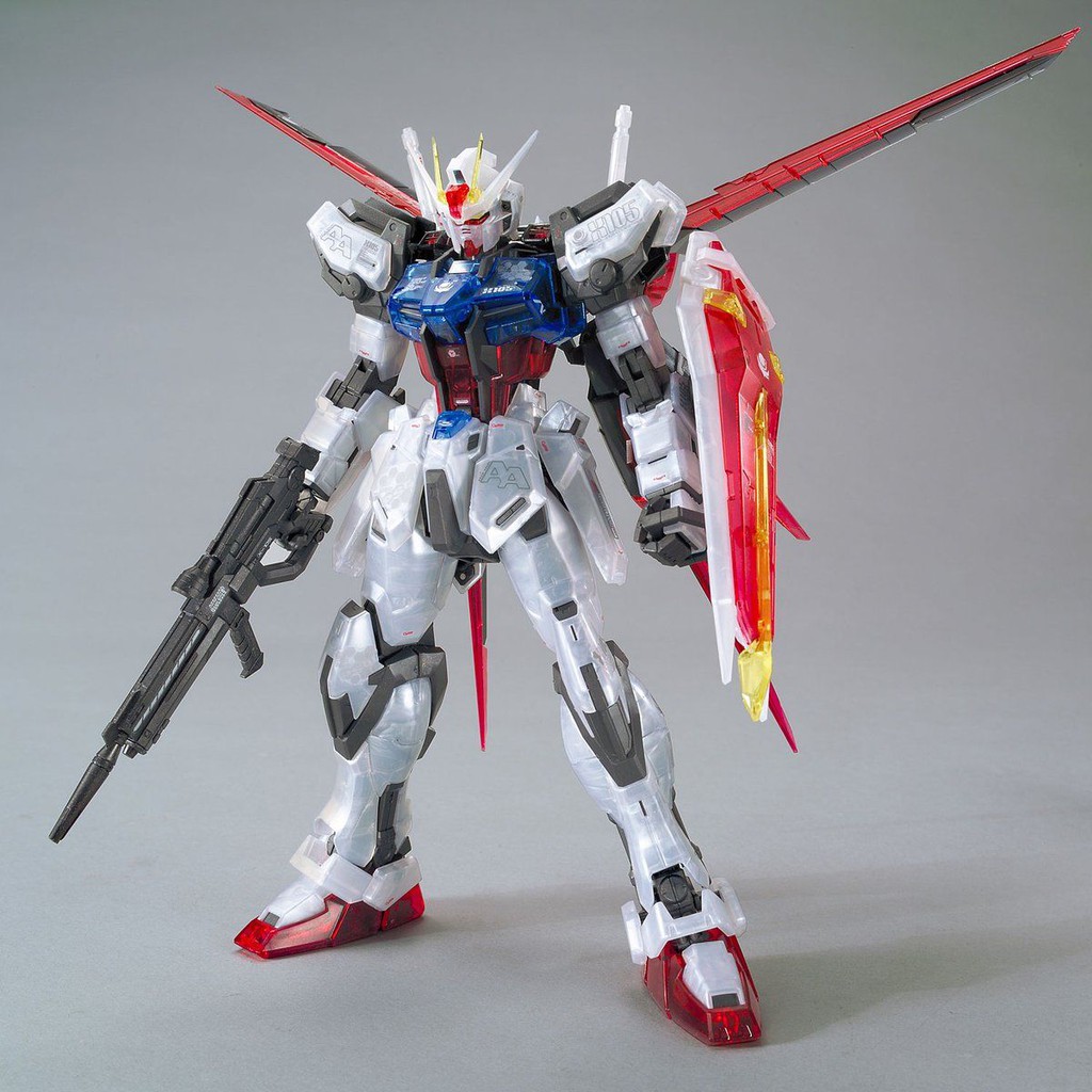 Mô Hình Lắp Ráp MG Aile Strike HD Clear Color The Gundam Base Limited Bandai 1/100 Master Grade Đồ Chơi Anime Nhật