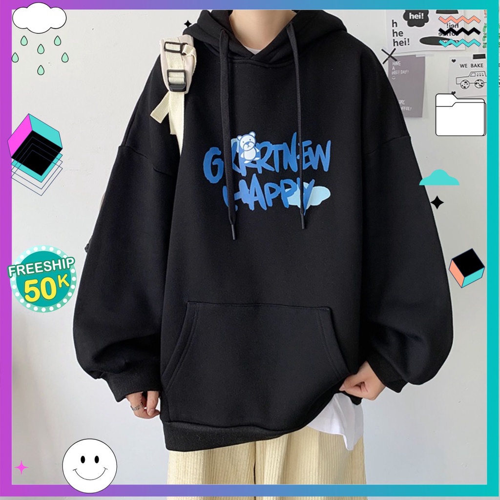 Áo hoodie nam nữ Jinnzx nỉ nam nữ from rộng Unisex chất nỉ ngoại siêu dày dặn | BigBuy360 - bigbuy360.vn