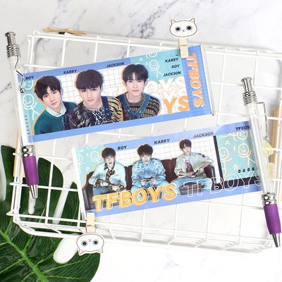 Bút bi TFBOYS bút kéo ra hình nhóm TFBOYS  cực chất dành cho fan giá tốt nhất