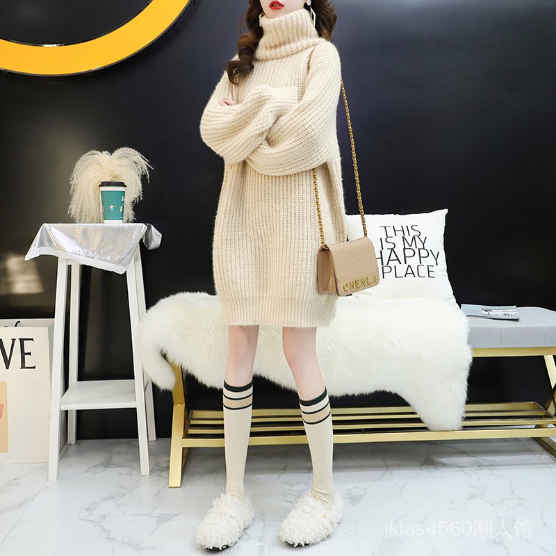 Áo len cổ lọ form rộng thời trang mùa đông cho nữ