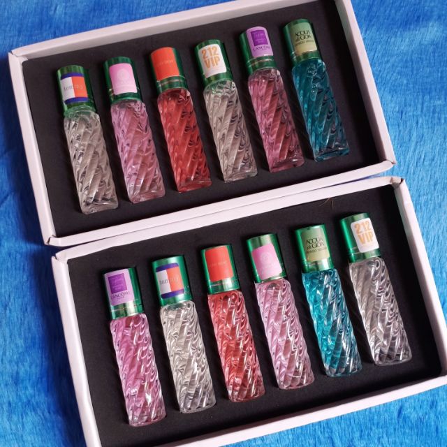 Combo 6 chai nước hoa tháp dạng lăn-mùi thơm-chai 20ml