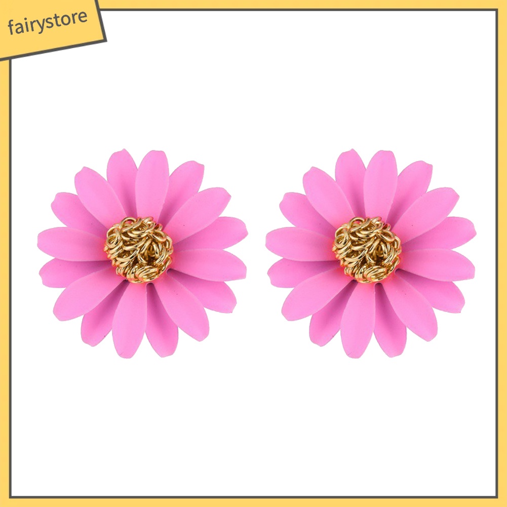 Khuyên tai nữ hình bông hoa thời trang