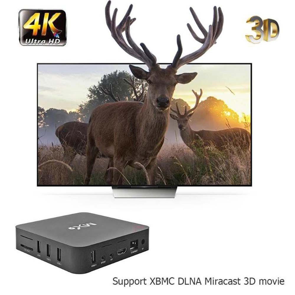Bộ TV Box thông minh Android 11.0 WiFi HD MX9 TV Box 4K kết nối wifi 1GB 8GB 5G