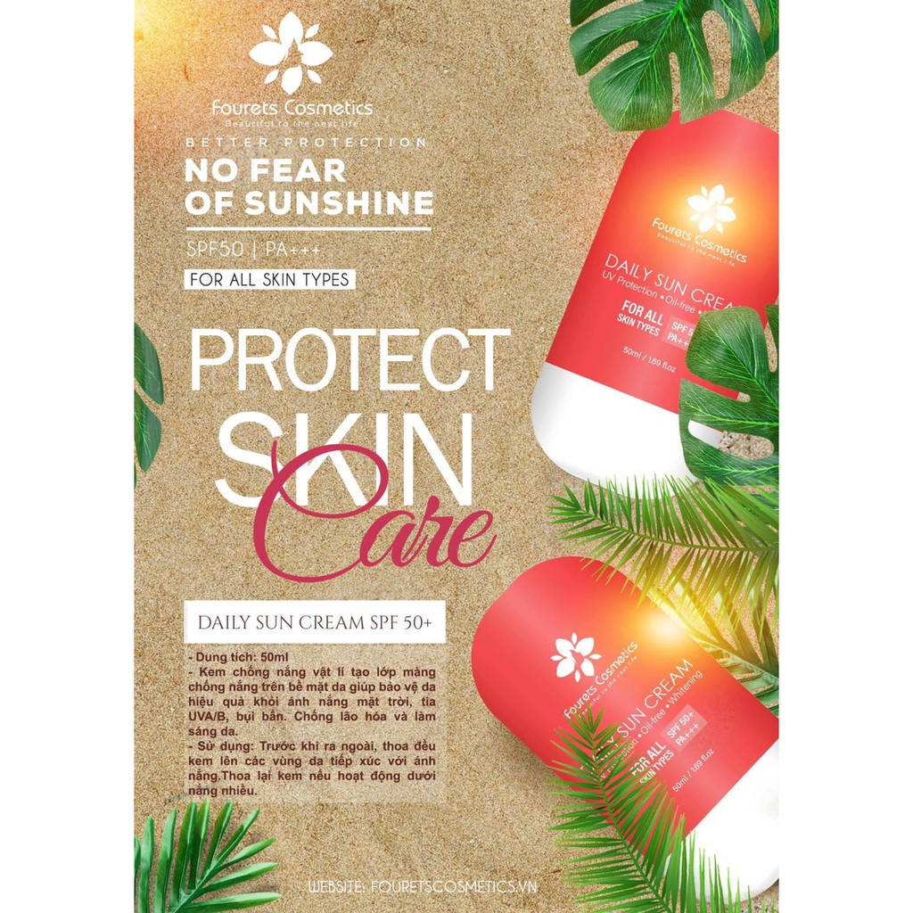 Kem chống nắng vật lí, chống lão hóa và làm sáng da DAILY SUN CREAM | BigBuy360 - bigbuy360.vn