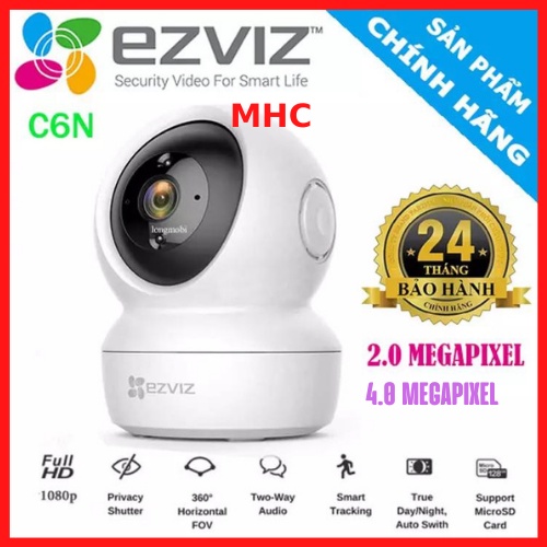 Camera Wifi thông minh EZVIZ C6N 2MP-4MP chính hãng bh 2 năm