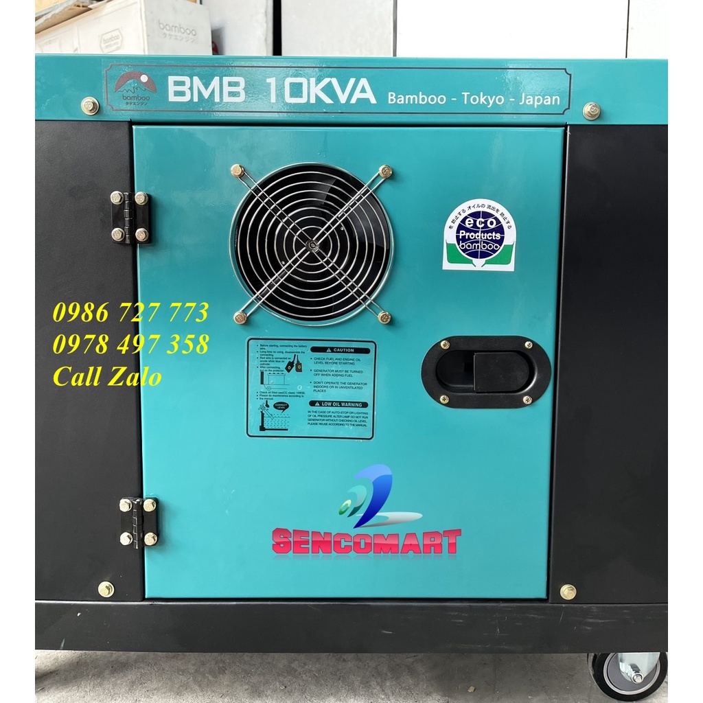 Máy phát điện Bamboo BmB10KVA giá rẻ ở đâu bán