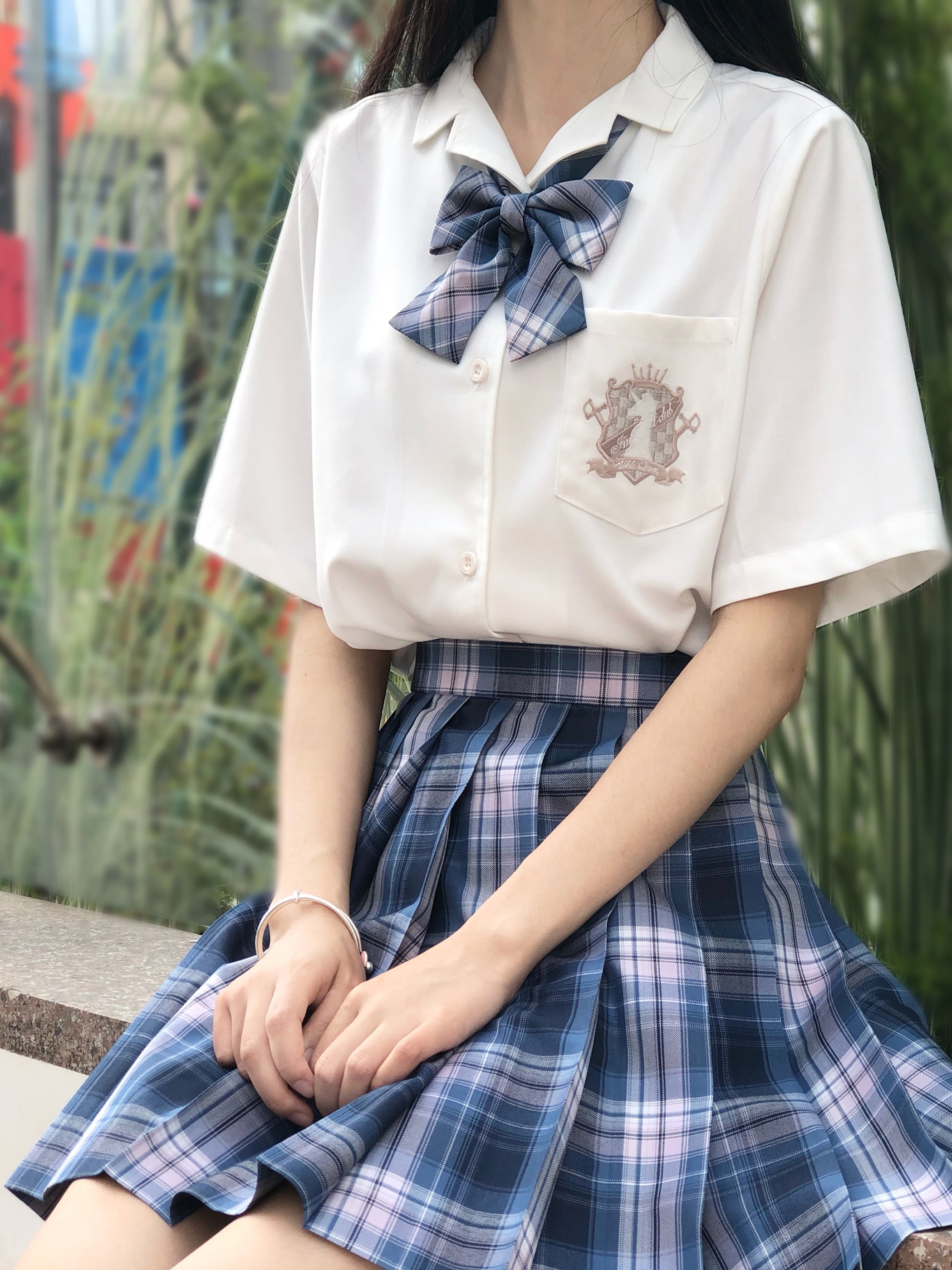 【jihejia-晚樱诗】Váy + nơ Gakusei jk Seifuku đồng phục | BigBuy360 - bigbuy360.vn