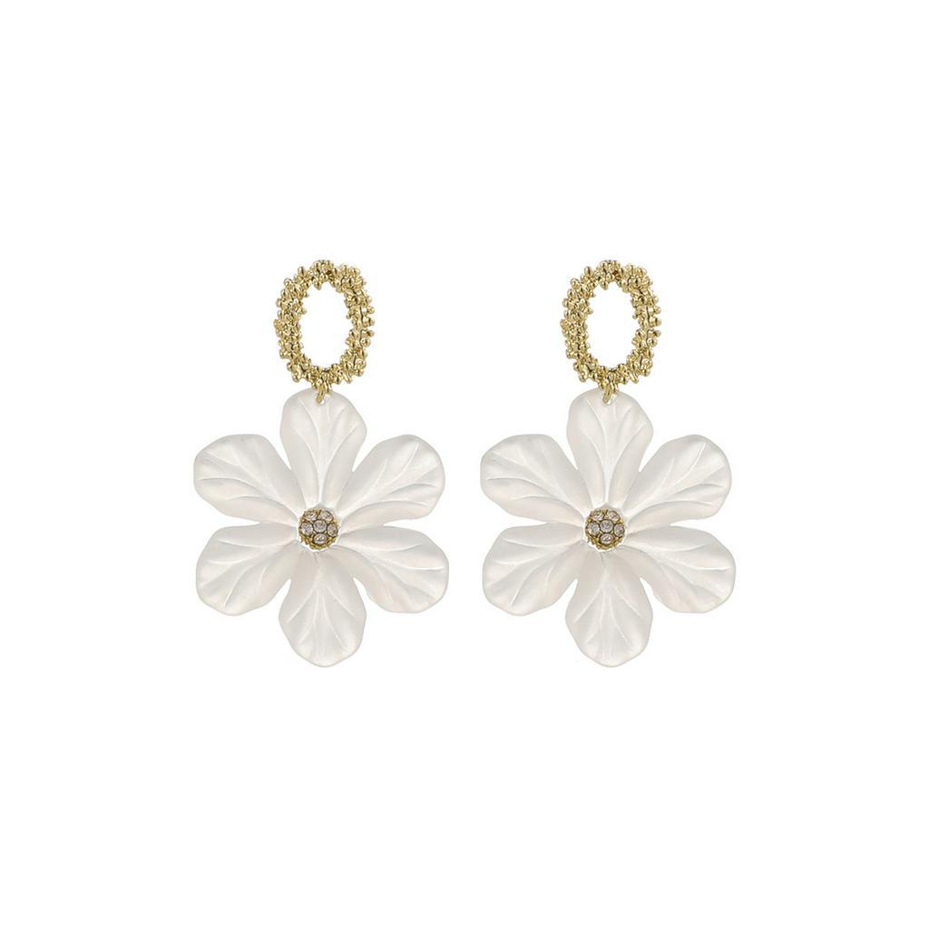 Bông tai trang trí hình hoa xinh xắn dành cho nữ