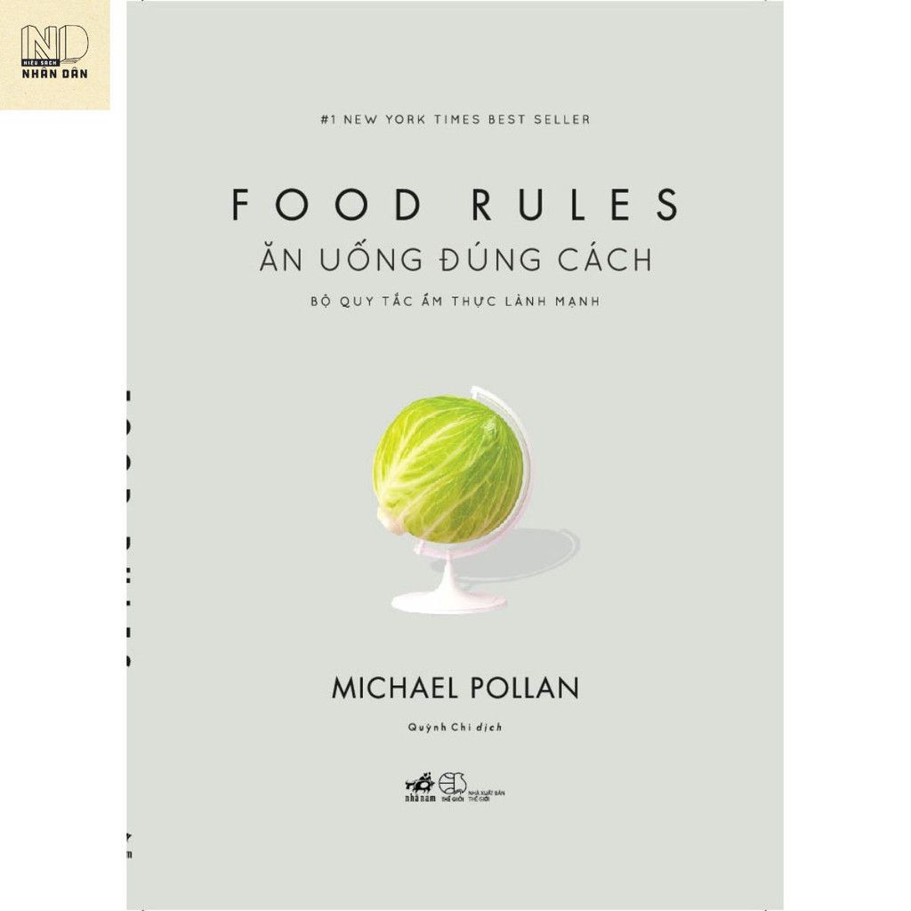 Sách - Ăn uống đúng cách: Bộ quy tắc ẩm thực lành mạnh (Food rules) | BigBuy360 - bigbuy360.vn