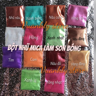 Nhũ mica - kim tuyến làm son bóng lipsgloss