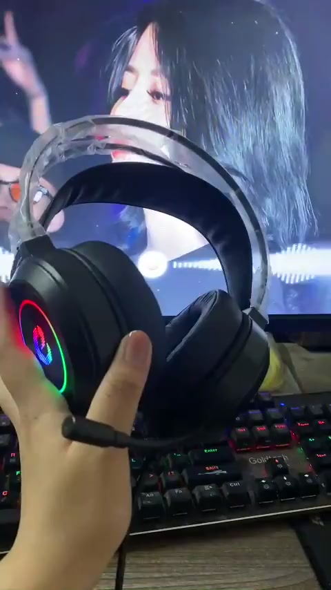 Tai Nghe Gaming BAK H5 Có Micro Đàm Thoại Dây USB Âm Thanh 7.1 LED RGB Bass Căng  BAK03 | BigBuy360 - bigbuy360.vn