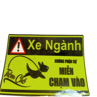 tem dán xe máy ô tô xe đạp điện