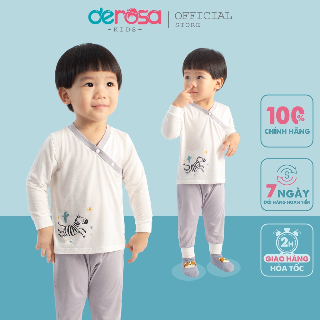 Bộ quần áo cho bé sơ sinh DEROSA KIDS 3 - 24 tháng AWBB296B