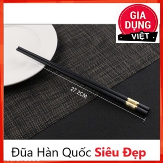 ComBo 10 Đôi Đũa Hàn Quốc Đầu Bọc Hợp Kim Siêu Sang Trọng