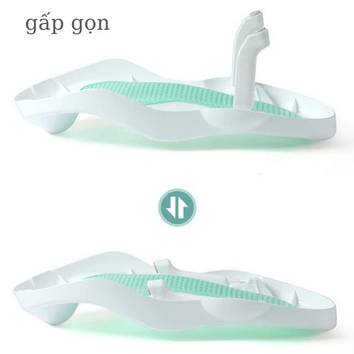 Ghế nằm đỡ tắm đệm silicol êm ái cho bé sơ sinh từ 0 tháng trở lên, 2in1 có thể nằm chơi và đỡ tắm an toàn, Shop Bố Sam
