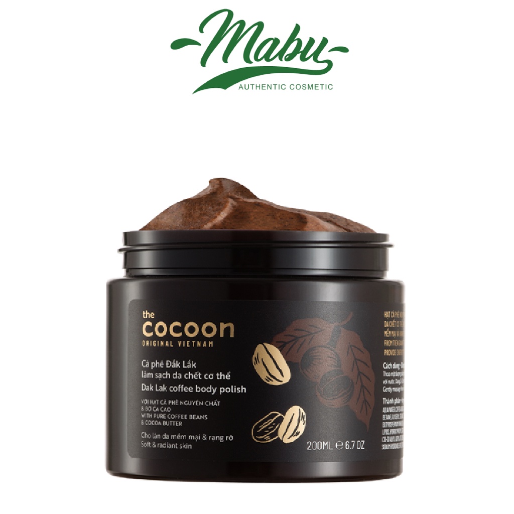 Tẩy Tế Bào Chết The Cocoon Daklak Coffee Body Polish