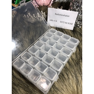 Hộp Đựng móng,đựng đá, đựng charm, 10 số siêu đẹp