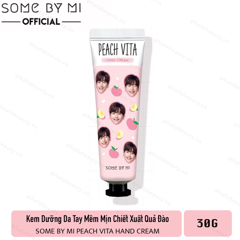 Kem Dưỡng Da Tay Chiết Xuất Đào Some By Mi Peach Vita Hand Cream 30g
