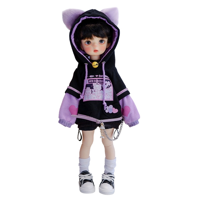 Set Áo hoodie Và Quần Dài Cho Búp Bê BJD 1 / 6 1 / 4