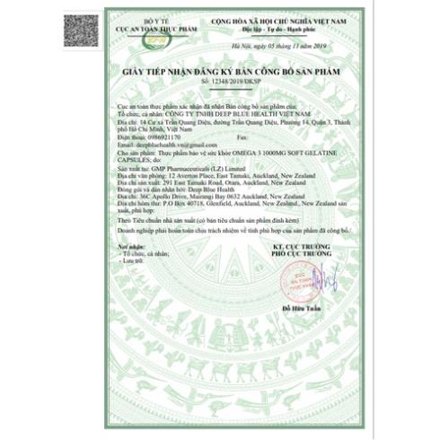 - Viên Uống Dầu Cá Omega 3 6 9 NZPurehealth