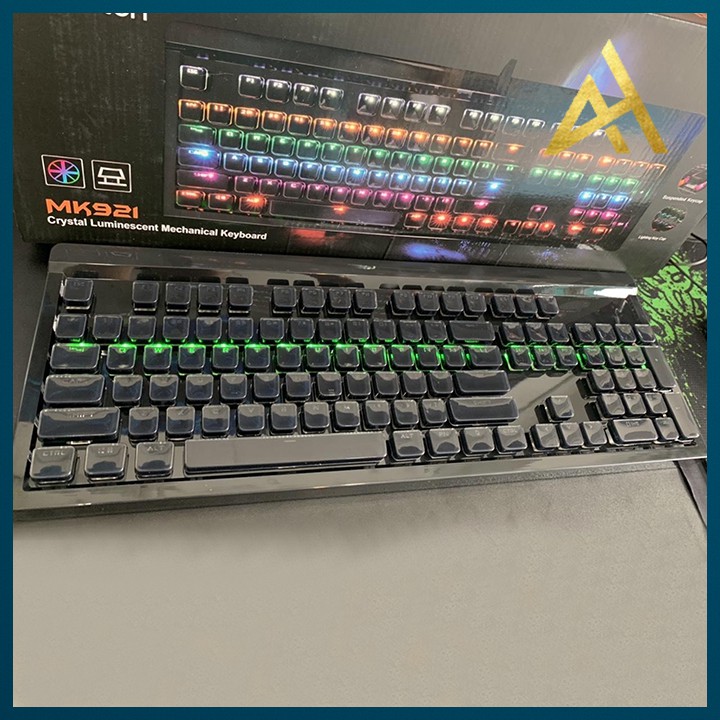 Bàn Phím Máy Vi Tính Laptop Chơi Game BOSSTON MK921 Đèn LED 7 Màu  - Bàn phím Cơ Keyboard Gaming Có Dây