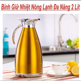 (SALE GIÁ TỐT) BÌNH GIỮ NHIỆT CAO CẤP 2 LÍT INOX 304 DÀY ĐẸP