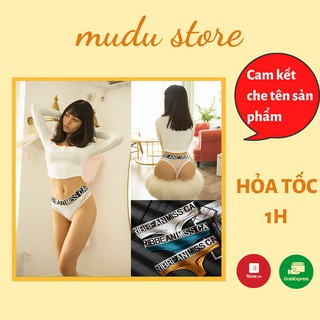 [XẢ HÀNG GIẢM SÂU] Quần chip lọt khe nữ sexy kiểu lưới phong cách thể thao