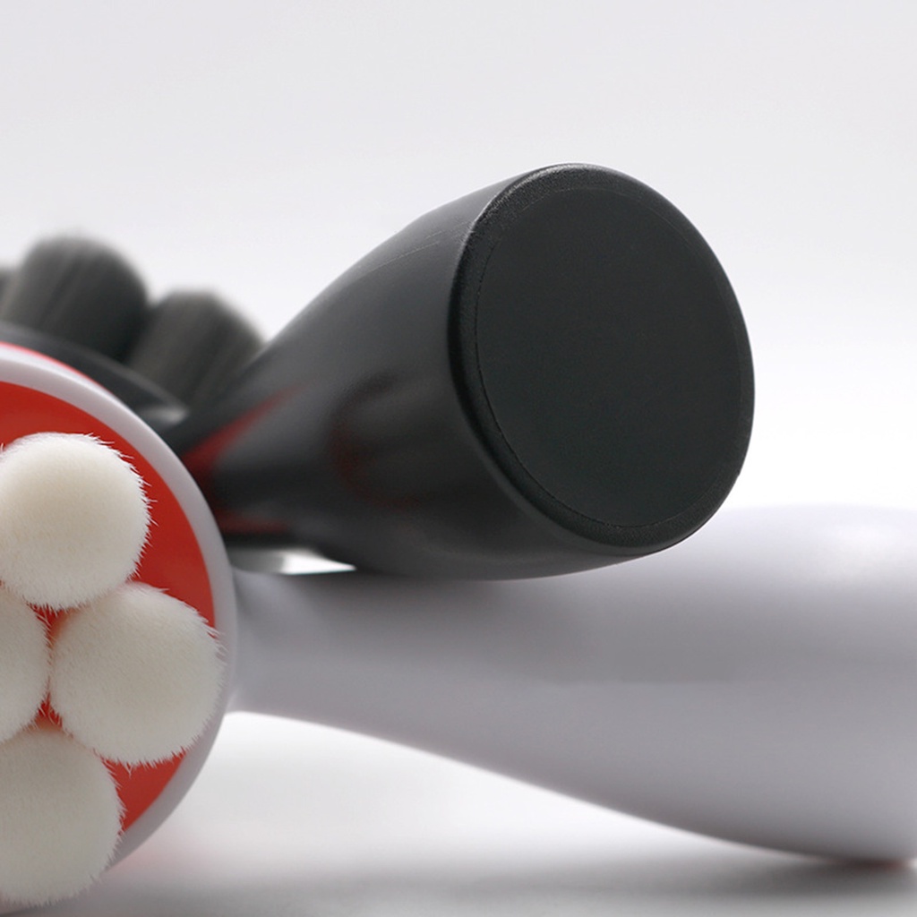 Cọ Rửa Mặt Làm Đẹp Hai Chức Năng Loại Bỏ Mụn Đầu Đen ABS Mềm Mại Hình Hoa Mận Mũm Mĩm Cho Nữ