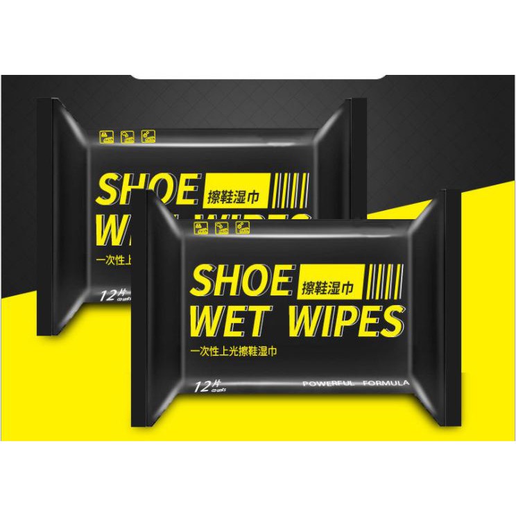 Gói 30 khăn lau giày Shoes Wipes làm sạch diệt khuẩn