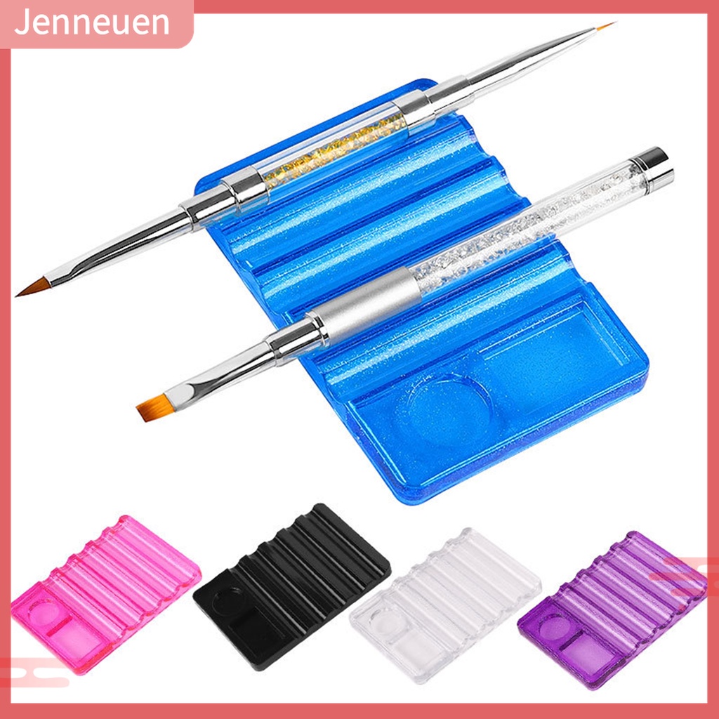 Giá Đỡ Cọ Trang Trí Móng Tay 7 Ngăn Gọn Nhẹ DIY