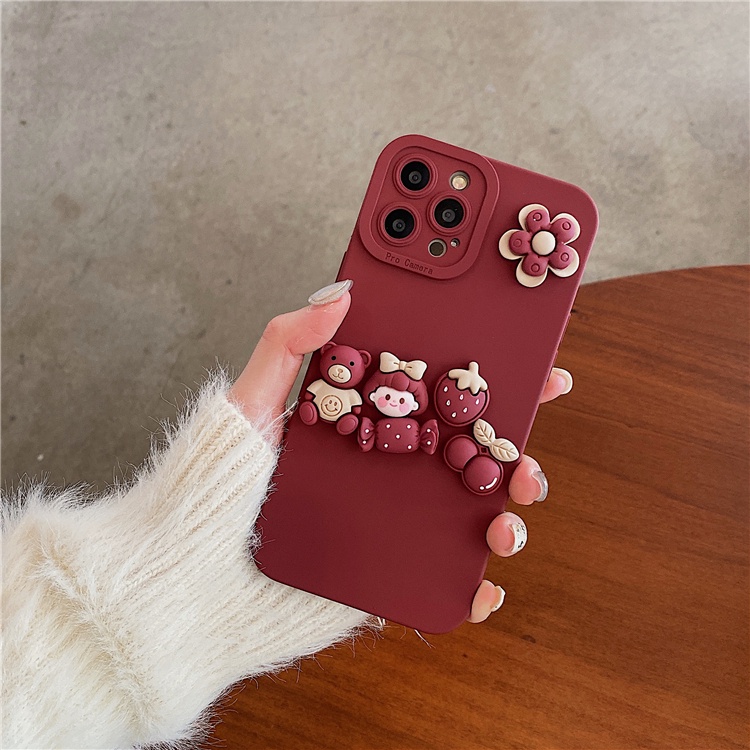 Ốp điện thoại silicon hình hoa dễ thương thích hợp cho iphone 11 12 13 pro max 12 13 mini x xs max xr 6 6s 7 8 plus