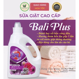 Sữa giặt bali hương nước hoa 3,2 lít 100% từ thiên nhiên. đậm đặc gấp 5 - ảnh sản phẩm 1