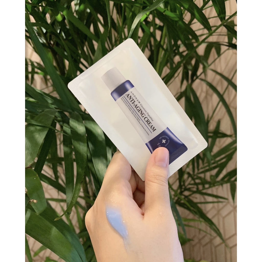 Kem Anti Trẻ Hóa Làn Da, Chống Lão Hóa, Xóa Nhăn Ahohaw Elazulene Peptablue Anti- Aging Cream