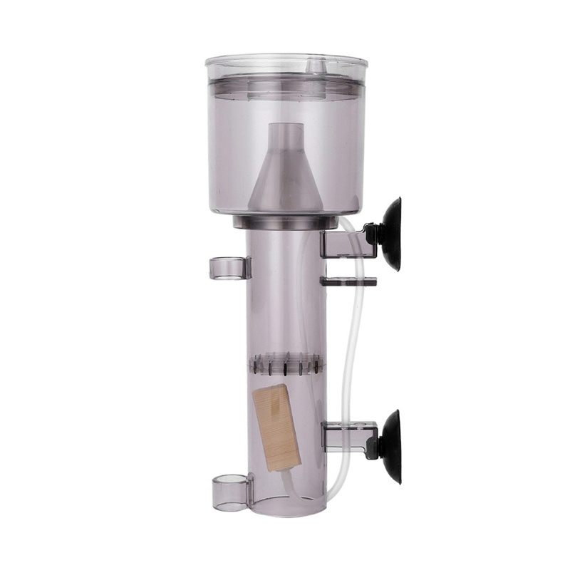 Dụng cụ tách bọt protein mini cho hồ chứa cá và san hô có ống khí bằng gỗ