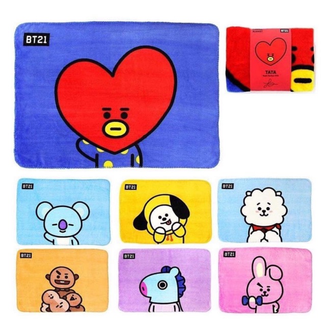 Chăn len | Flannel BT21 Official