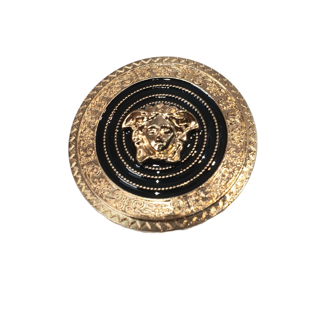 Thắt lưng nam mặt tròn mạ vàng chạm mặt phối màu siêu đẹp thời thượng giá rẻ